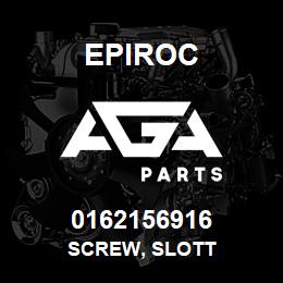 0162156916 Epiroc SCREW, SLOTT | AGA Parts