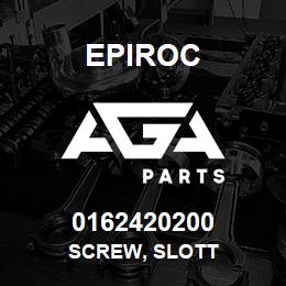 0162420200 Epiroc SCREW, SLOTT | AGA Parts