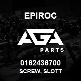 0162436700 Epiroc SCREW, SLOTT | AGA Parts