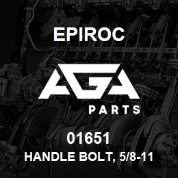 01651 Epiroc HANDLE BOLT, 5/8-11 X 17-5/16" | AGA Parts