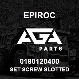 0180120400 Epiroc SET SCREW SLOTTED | AGA Parts