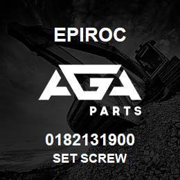 0182131900 Epiroc SET SCREW | AGA Parts