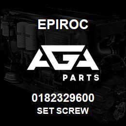 0182329600 Epiroc SET SCREW | AGA Parts