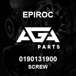 0190131900 Epiroc SCREW | AGA Parts