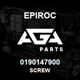 0190147900 Epiroc SCREW | AGA Parts