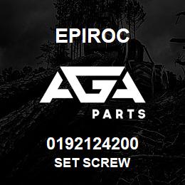 0192124200 Epiroc SET SCREW | AGA Parts