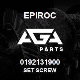 0192131900 Epiroc SET SCREW | AGA Parts