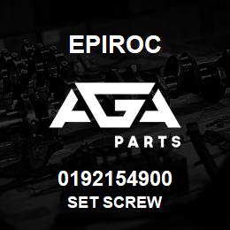 0192154900 Epiroc SET SCREW | AGA Parts