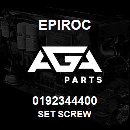 0192344400 Epiroc SET SCREW | AGA Parts