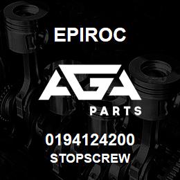 0194124200 Epiroc STOPSCREW | AGA Parts