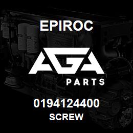 0194124400 Epiroc SCREW | AGA Parts