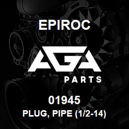 01945 Epiroc PLUG, PIPE (1/2-14) | AGA Parts