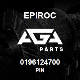 0196124700 Epiroc PIN | AGA Parts