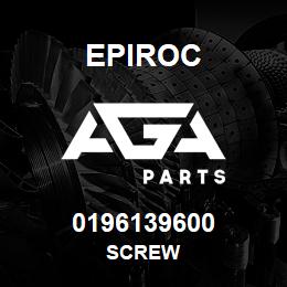 0196139600 Epiroc SCREW | AGA Parts