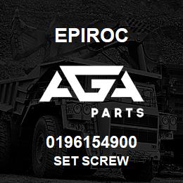 0196154900 Epiroc SET SCREW | AGA Parts