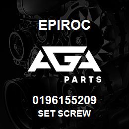 0196155209 Epiroc SET SCREW | AGA Parts