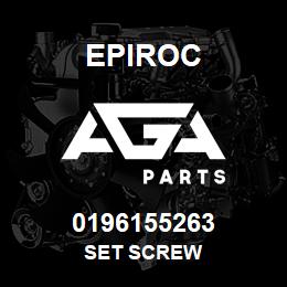 0196155263 Epiroc SET SCREW | AGA Parts