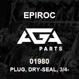 01980 Epiroc PLUG, DRY-SEAL, 3/4-14 | AGA Parts