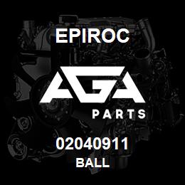 02040911 Epiroc BALL | AGA Parts