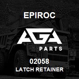 02058 Epiroc LATCH RETAINER | AGA Parts