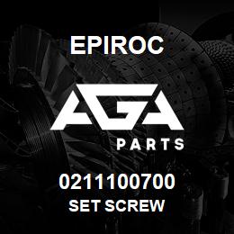 0211100700 Epiroc SET SCREW | AGA Parts