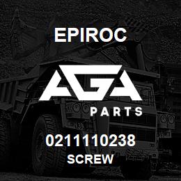 0211110238 Epiroc SCREW | AGA Parts