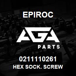 0211110261 Epiroc HEX SOCK. SCREW | AGA Parts