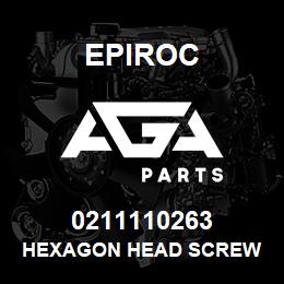 0211110263 Epiroc HEXAGON HEAD SCREW | AGA Parts