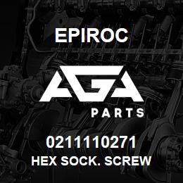 0211110271 Epiroc HEX SOCK. SCREW | AGA Parts