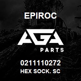 0211110272 Epiroc HEX SOCK. SC | AGA Parts