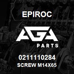 0211110284 Epiroc SCREW M14X65 | AGA Parts