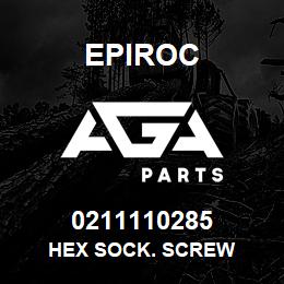 0211110285 Epiroc HEX SOCK. SCREW | AGA Parts