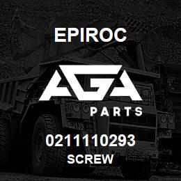 0211110293 Epiroc SCREW | AGA Parts