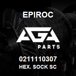 0211110307 Epiroc HEX. SOCK SC | AGA Parts