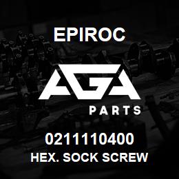 0211110400 Epiroc HEX. SOCK SCREW | AGA Parts