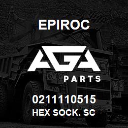 0211110515 Epiroc HEX SOCK. SC | AGA Parts