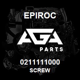 0211111000 Epiroc SCREW | AGA Parts