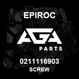 0211116903 Epiroc SCREW | AGA Parts