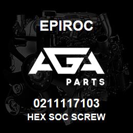 0211117103 Epiroc HEX SOC SCREW | AGA Parts