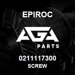 0211117300 Epiroc SCREW | AGA Parts