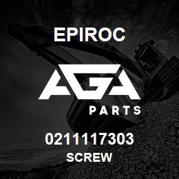 0211117303 Epiroc SCREW | AGA Parts