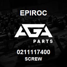 0211117400 Epiroc SCREW | AGA Parts