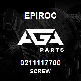 0211117700 Epiroc SCREW | AGA Parts