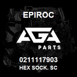 0211117903 Epiroc HEX SOCK. SC | AGA Parts