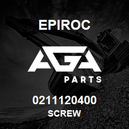 0211120400 Epiroc SCREW | AGA Parts