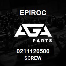 0211120500 Epiroc SCREW | AGA Parts