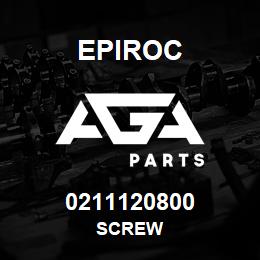 0211120800 Epiroc SCREW | AGA Parts