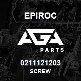 0211121203 Epiroc SCREW | AGA Parts