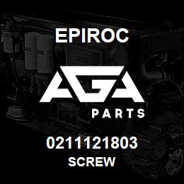 0211121803 Epiroc SCREW | AGA Parts