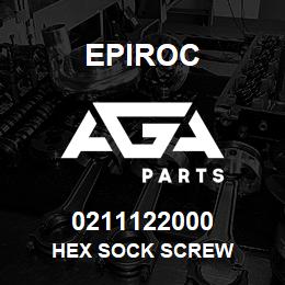 0211122000 Epiroc HEX SOCK SCREW | AGA Parts